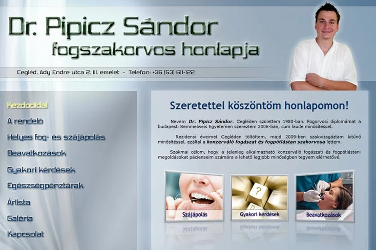 Dr. Pipicz Sándor fogorvos