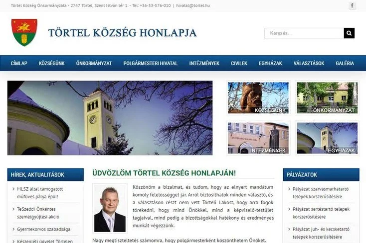 Törtel község honlapja