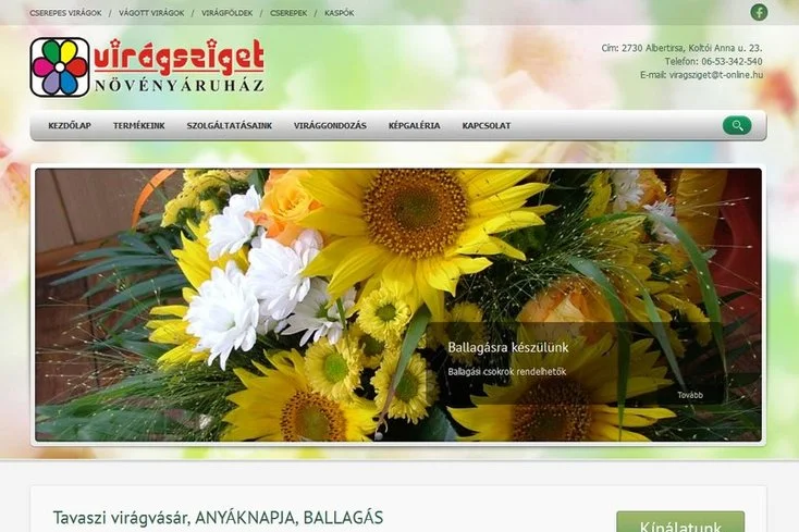 Virágsziget Növényáruház