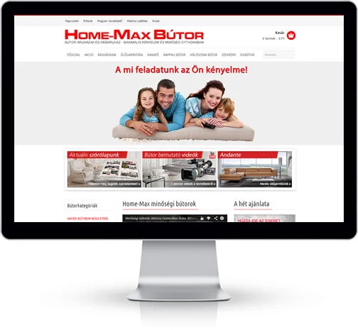 Honlap elrendez&eacute;s sz&eacute;les