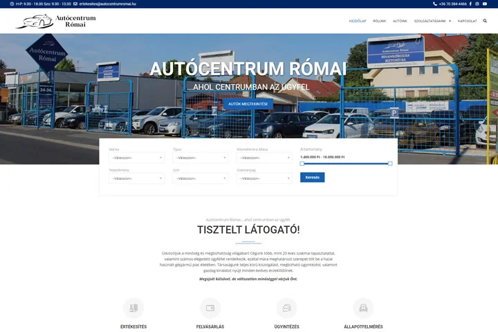 Autócentrum Római