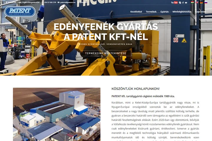 Patent Kft. - edényfenék gyártás
