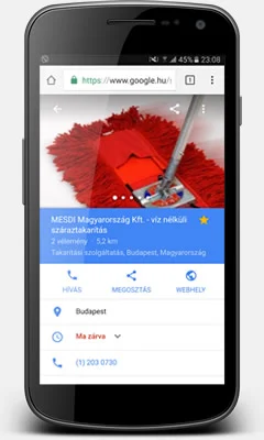 Google T&eacute;rk&eacute;p regisztr&aacute;ci&oacute;