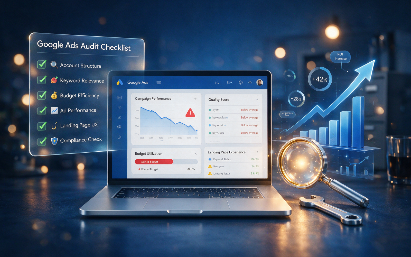 Google Ads fiók audit és optimalizálás